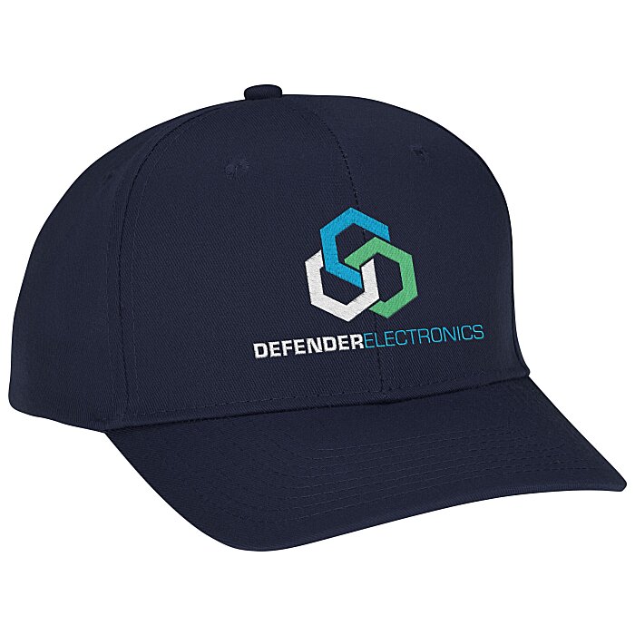 Custom Polyester 6-Panel Cap - Embroidered