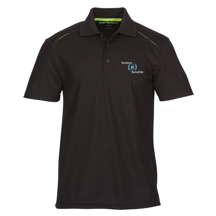 Custom Coal Harbour Snag Resistant Contrast Polo - Men's