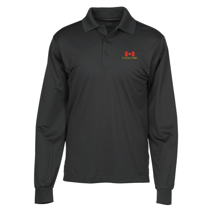 Custom Coal Harbour Tricot Snag Protection LS Wicking Polo - Men's