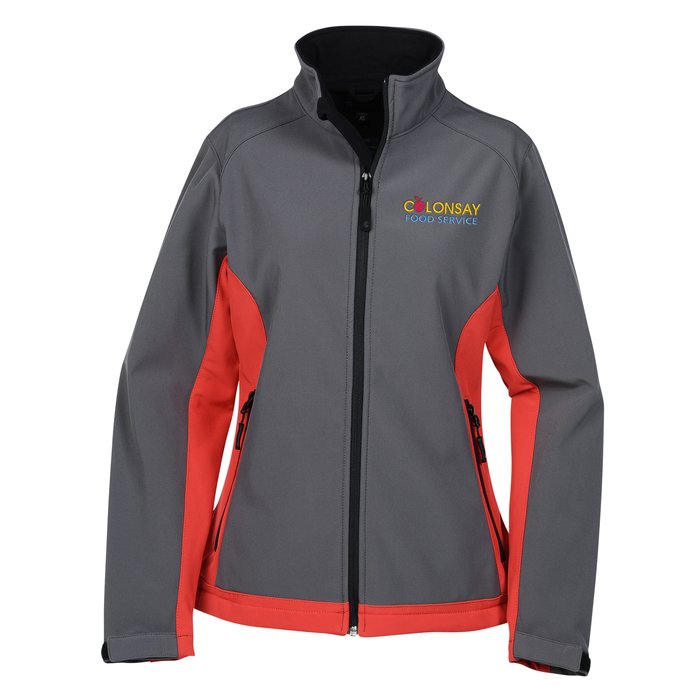 Custom Concord Colourblock Soft Shell Jacket - Ladies'
