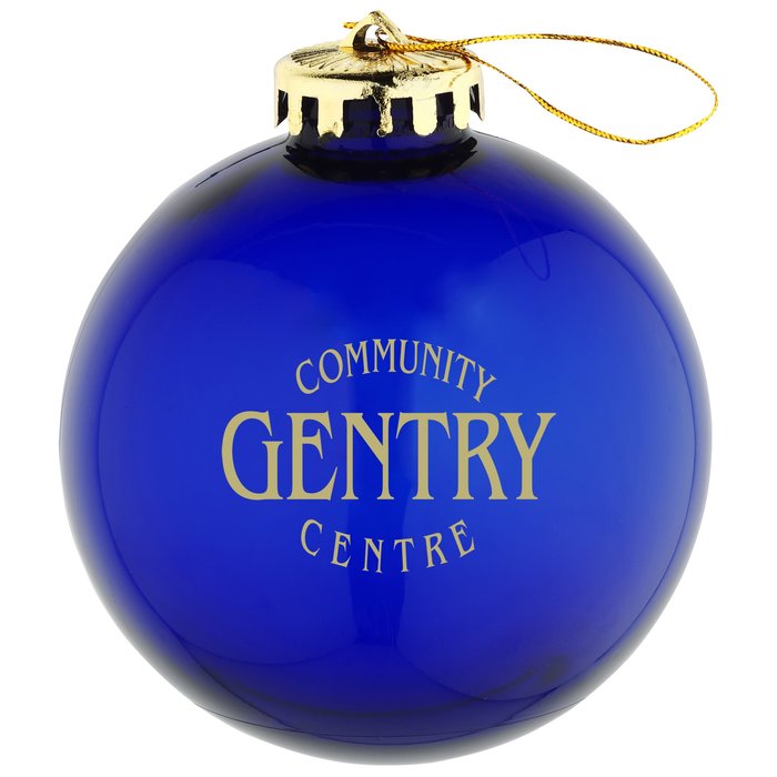 Custom Round Shatterproof Ornament - Translucent