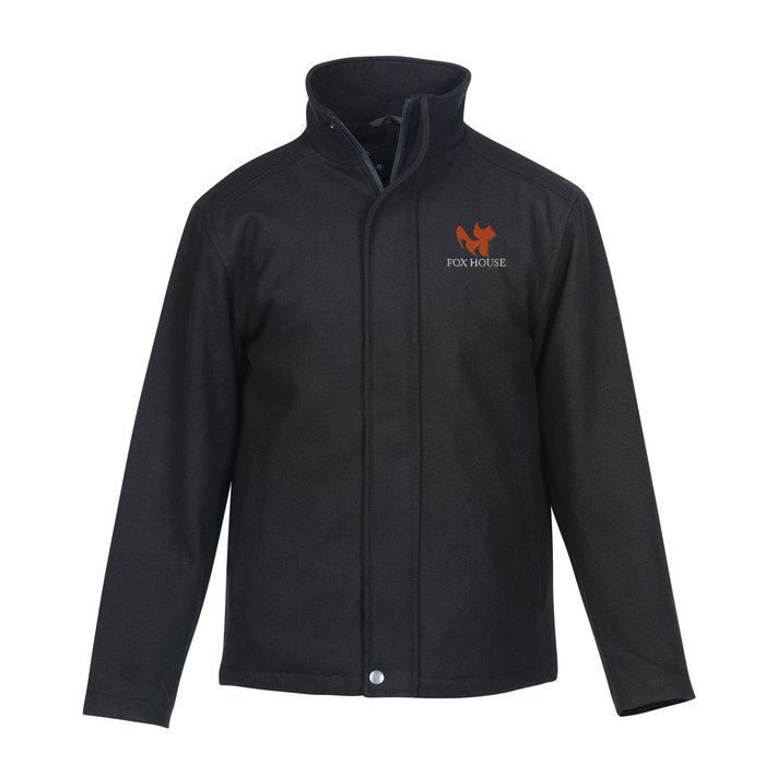 Custom Melton Wool Blend Jacket - Men's