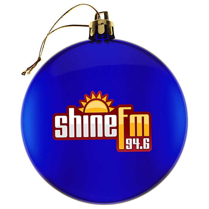 Custom Flat Shatterproof Ornament - Translucent - Full Colour