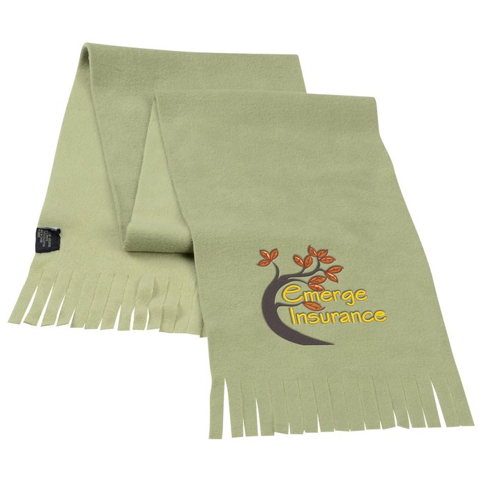 Custom Polar Fleece Fringed Scarf