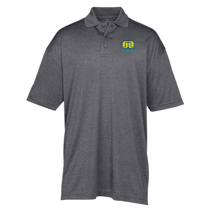 Custom Snag Resistant Heather Performance Polo - Men's