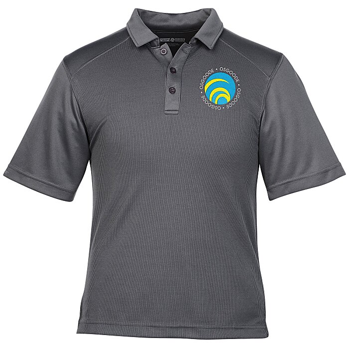 Custom Quad Textured Performance Polo - Men's