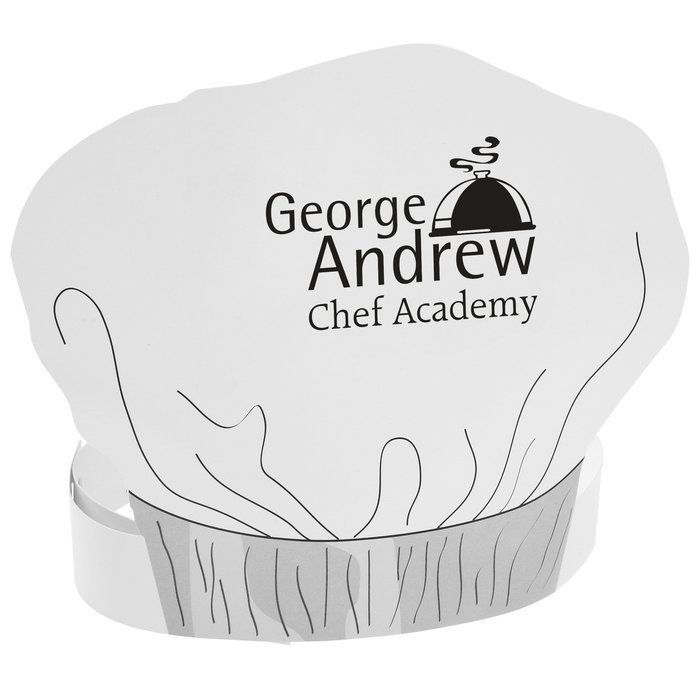 Custom Paper Chef's Hat Headband