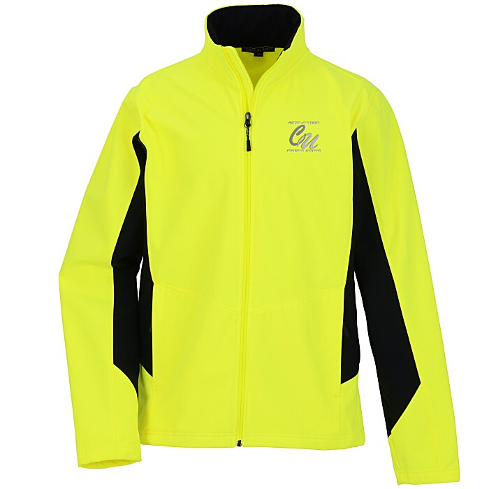Custom Crossland Colourblock Soft Shell Jacket - Men's