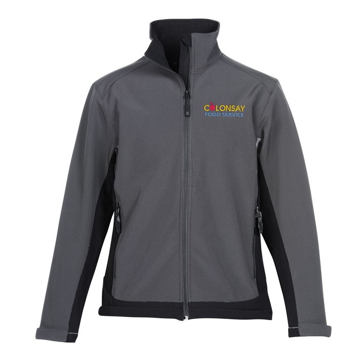 Custom Concord Colourblock Soft Shell Jacket - Men's - 24 hr