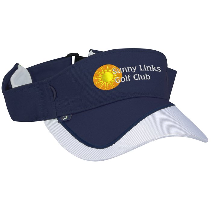 Custom Fairway Wicking Golf Visor with Tee Holder - 24 hr