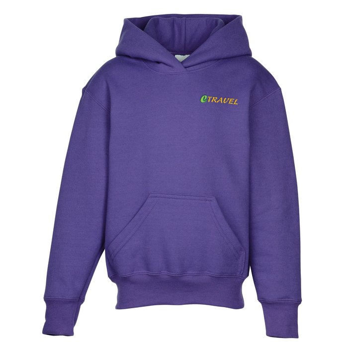 Custom Everyday Hooded Sweatshirt - Youth - Embroidered