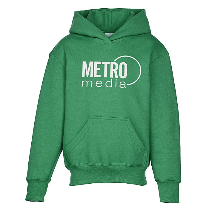 Custom Everyday Hooded Sweatshirt - Youth - Screen