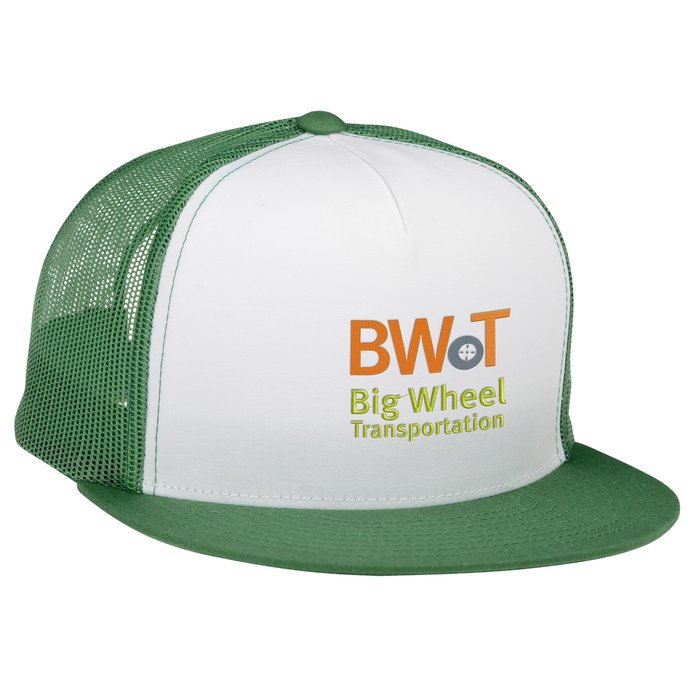 Custom Yupoong Five Panel Meshback Cap