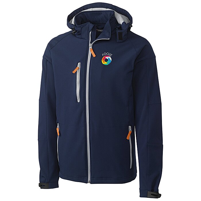 Custom Tulsa Hooded Bonded Soft Shell Jacket - Men's