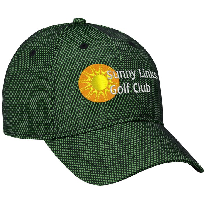 Custom Premium Cotton Twill with Mesh Overlay Cap