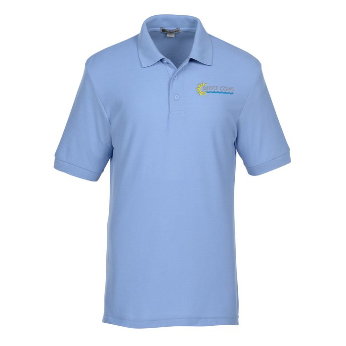 Custom Lightweight Pique Blend Polo - Men's
