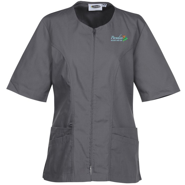 Custom Zip Front Smock - Ladies'
