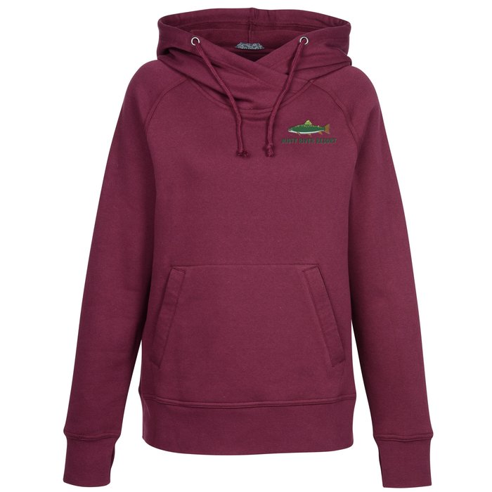 Custom Dayton Cross Neck Hoodie - Ladies'