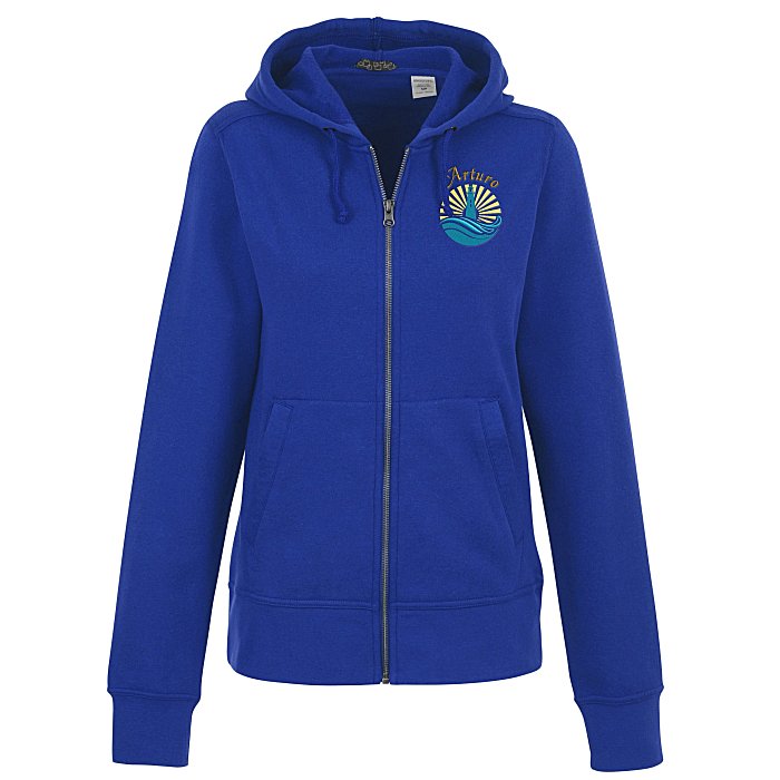 Custom Cypress Full-Zip Hoodie - Ladies' - 24 hr