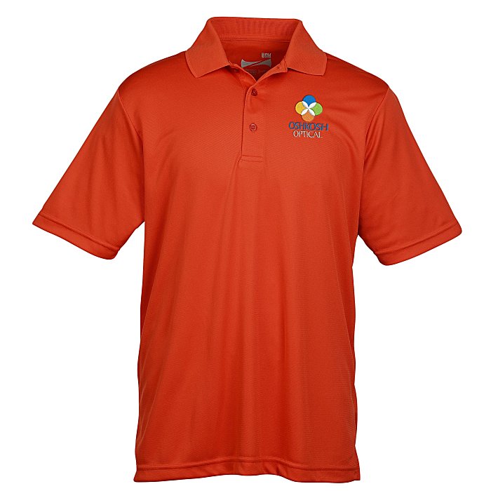 Custom Harrison Surface Mesh Polo - Men's