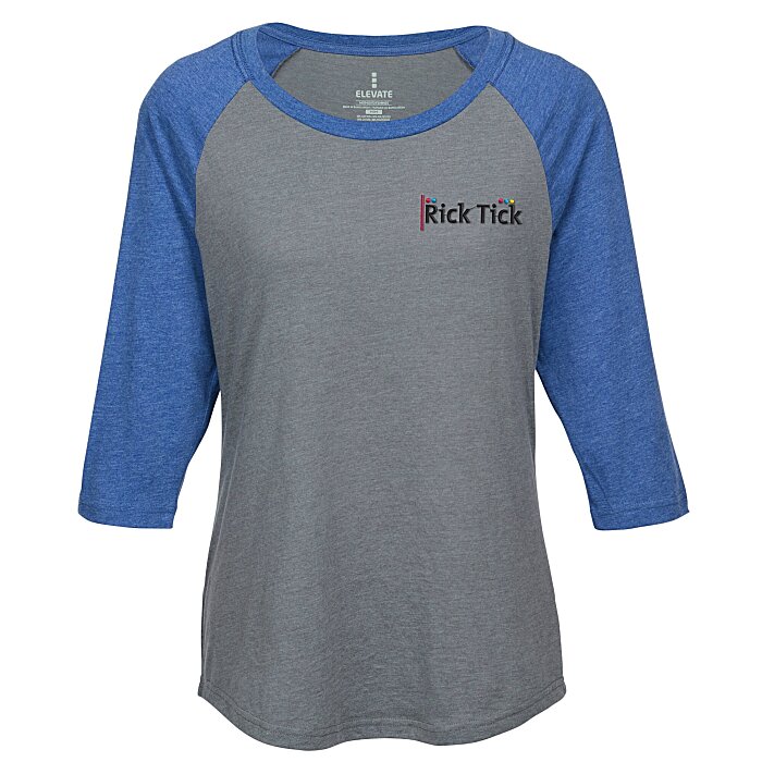Custom Dakota 3/4 Sleeve Baseball Tee - Ladies' - 24 hr