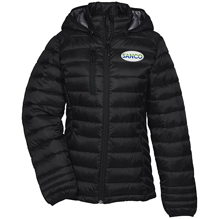 Custom Hudson Quilted Hooded Jacket - Ladies'