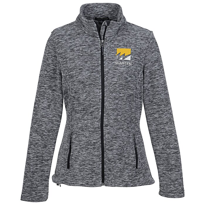 Custom Crossland Heather Fleece Jacket - Ladies' - 24 hr