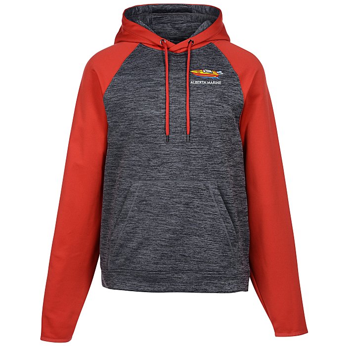 Custom Dynamic Heather Two-Tone Hoodie