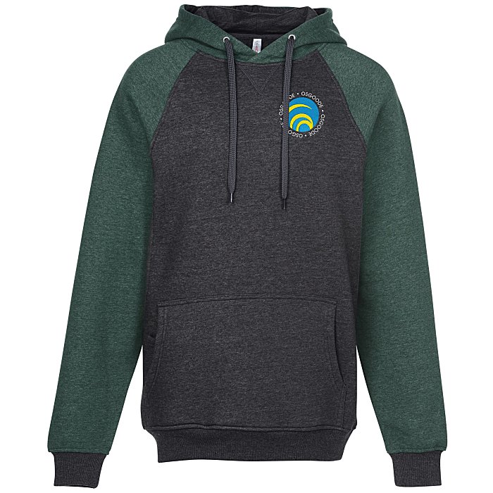 Custom ESActive Vintage Two-Tone Hooded Sweatshirt - Embroidered