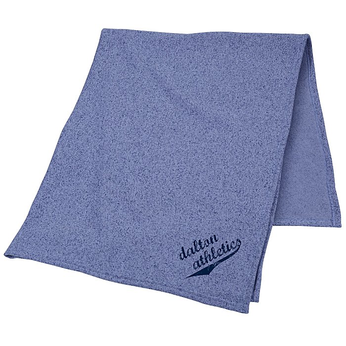 Custom Heathered Fleece Blanket