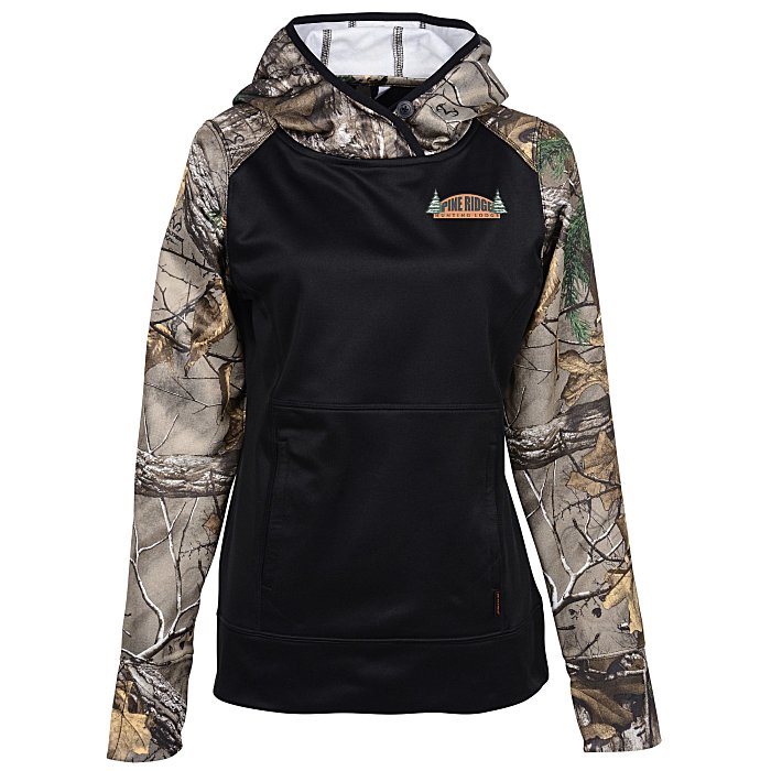 Custom Realtree Tech Fleece Hooded Sweatshirt - Ladies'