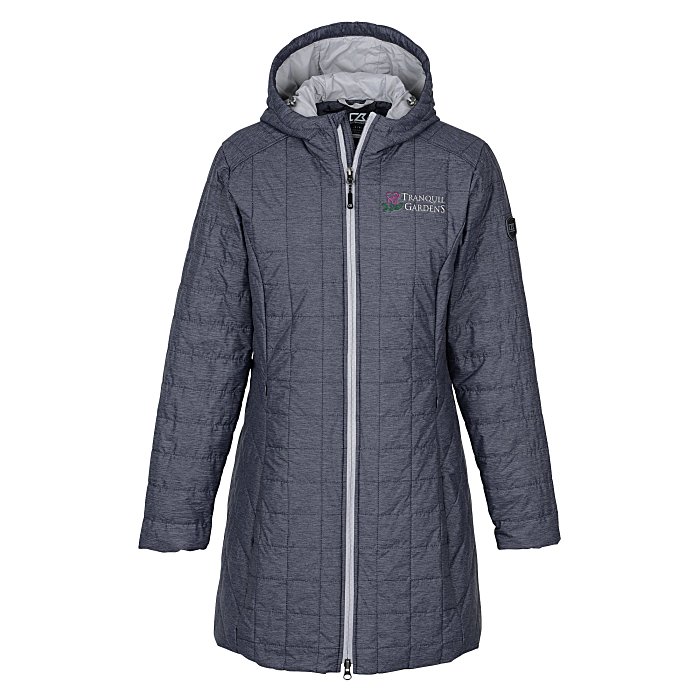 Custom Cutter & Buck Rainier Long Jacket - Ladies'