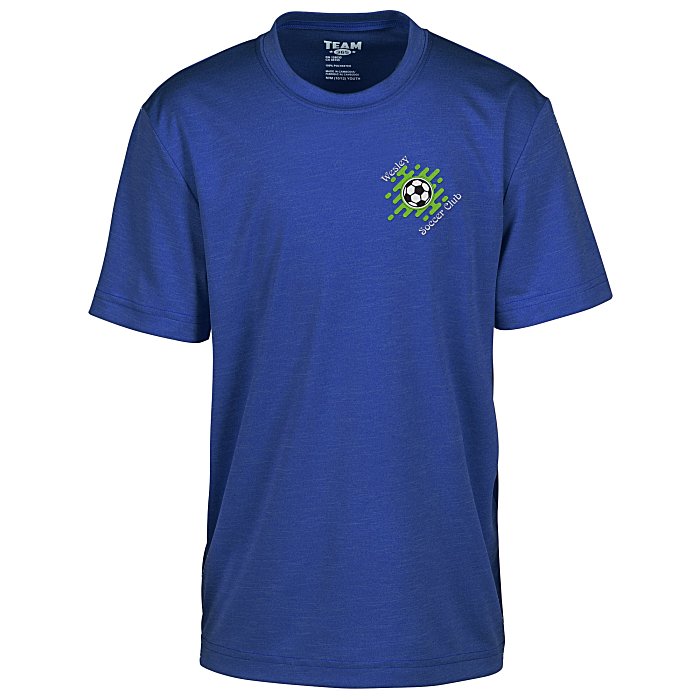 Custom Zone Performance Tee - Men's - Heathers - Embroidered