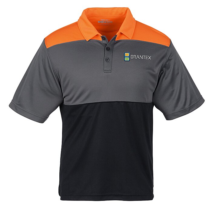 Custom Buffalo Colourblock Performance Polo - Men's