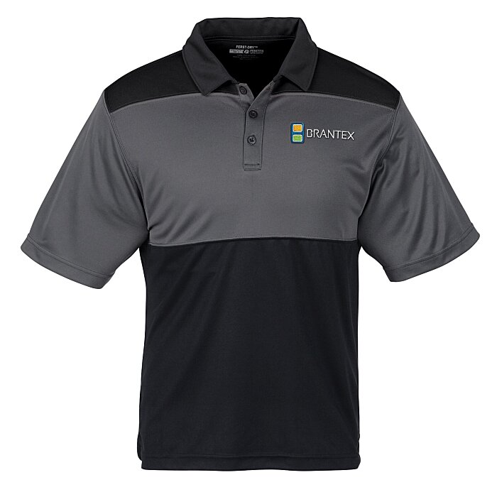 Custom Buffalo Colourblock Performance Polo - Men's - 24 hr