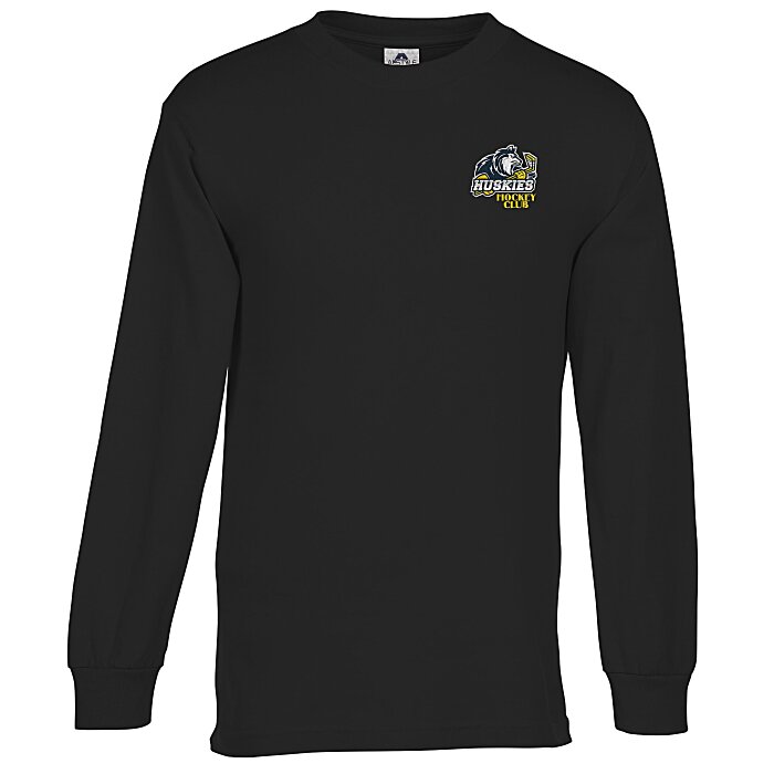 Custom American Apparel Classic Cotton LS T-Shirt - Colours - Embroidered