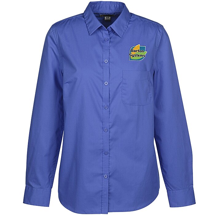 Custom Comfort Stretch Poplin Shirt - Ladies'