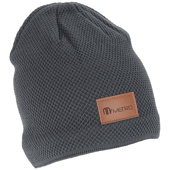 Custom Classic Textured Knit Beanie