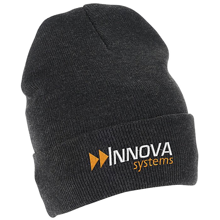 Custom Fleece Lined Cuffed Beanie