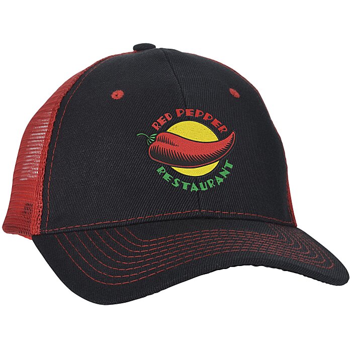 Custom Sport Accent Mesh Back Cap