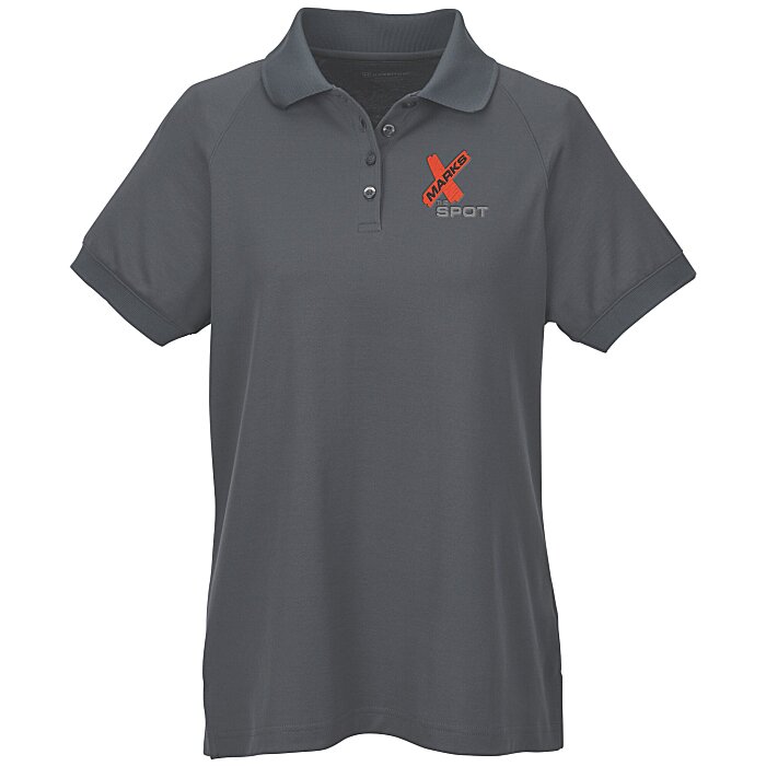 Custom Harriton Charge Snag and Soil Protect Polo - Ladies'
