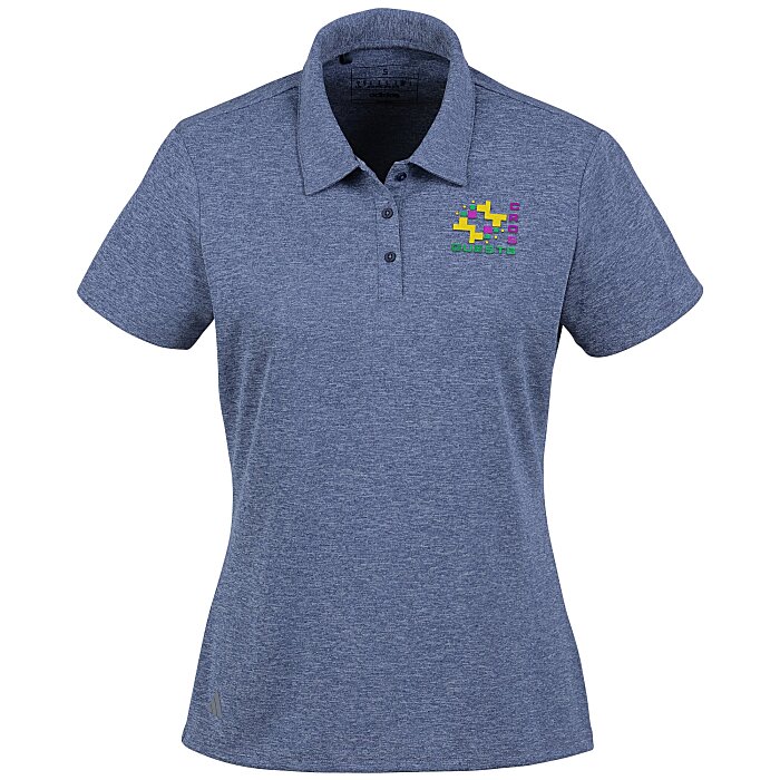 Custom adidas Heathered Polo - Ladies'