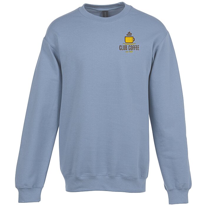 Custom Gildan Softstyle Fleece Crew Sweatshirt - Embroidered