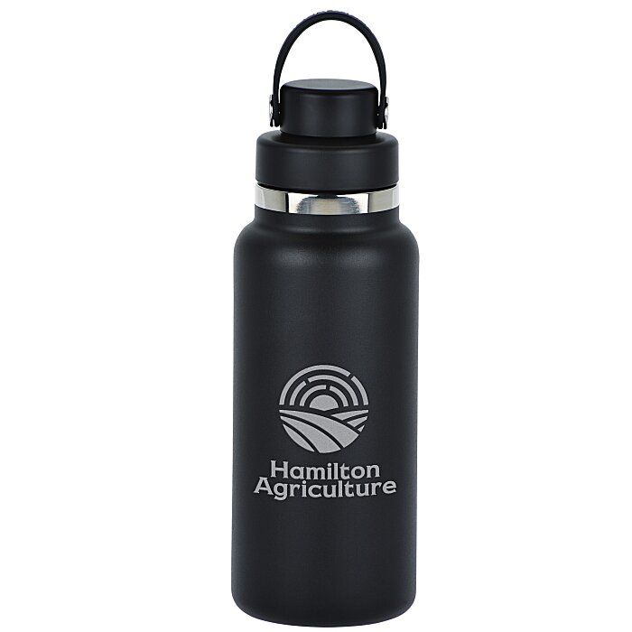 Custom Hydro Flask Wide Mouth with Flex Chug Cap - 32 oz - Laser Engraved