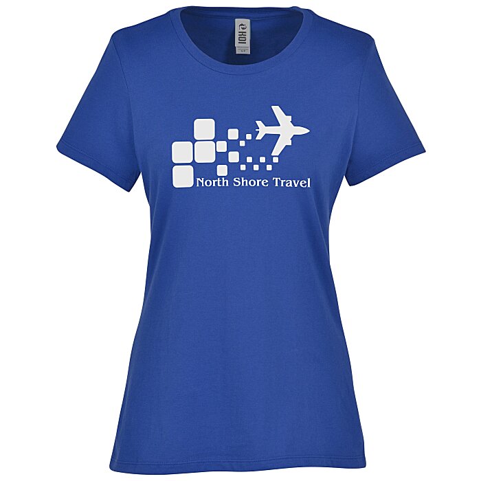 Custom Koi Element Ringspun Cotton T-Shirt - Ladies'