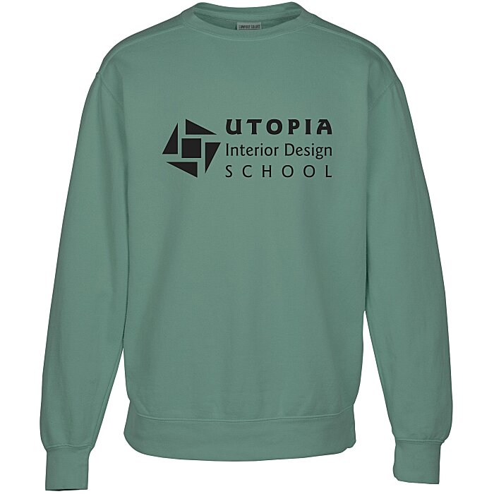 Custom Comfort Colors Garment-Dyed Crew Sweatshirt