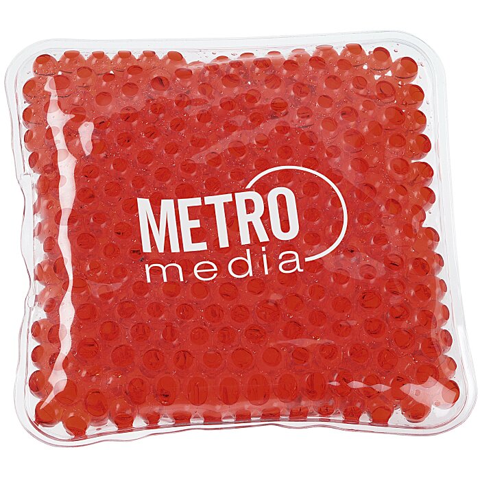 Custom Square Aqua Pearls Hot/Cold Pack