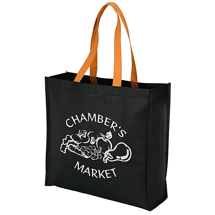 Custom Colour Handle Tote - 14 1/2 inches x 15 1/2 inches