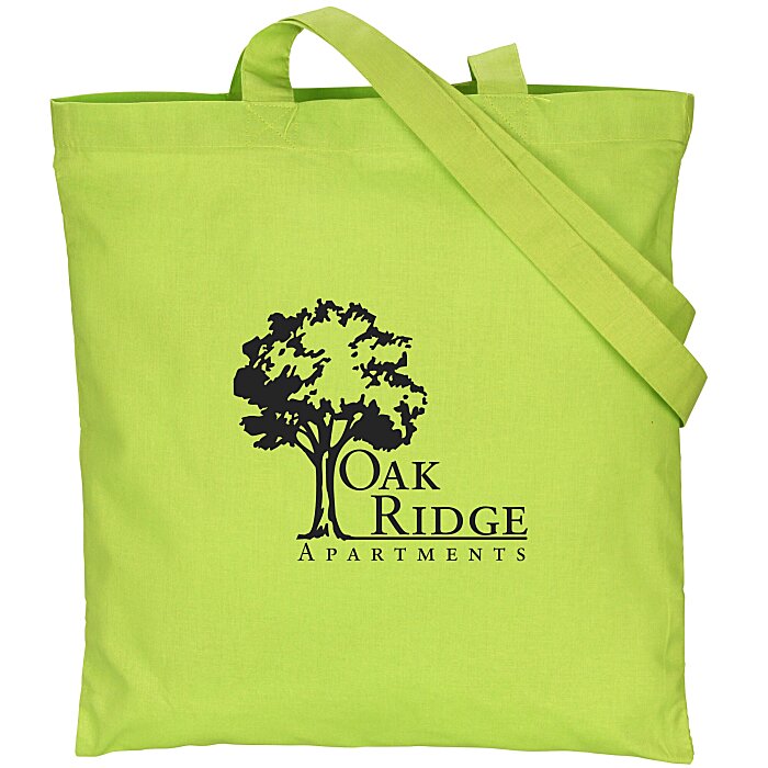 Custom Cotton Sheeting Tote - 15 inches x 15 inches