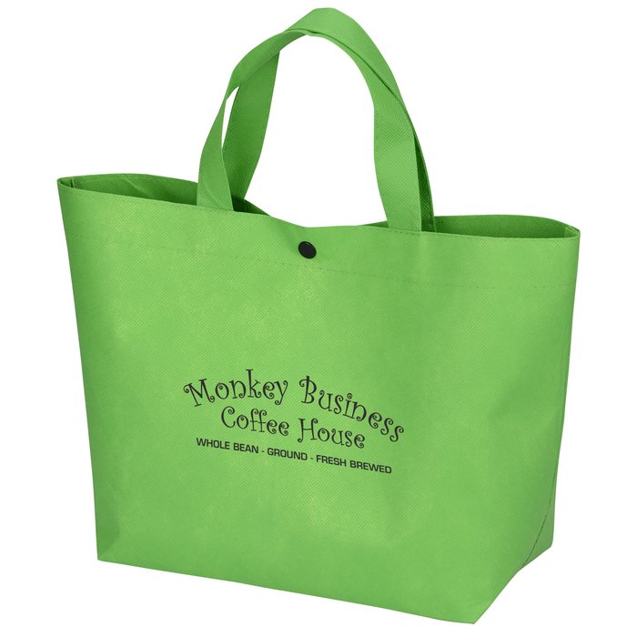 Custom Bottom Gusset Snap Lunch Tote